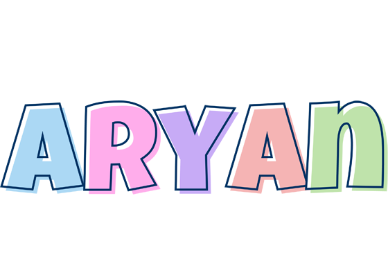 Aryan pastel logo