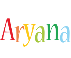 Aryana birthday logo