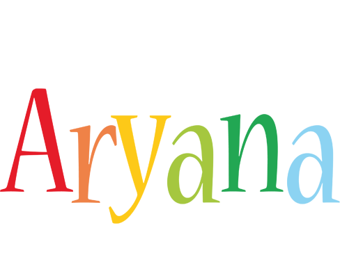 Aryana birthday logo