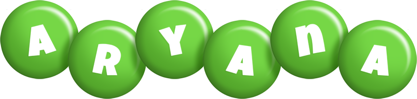 Aryana candy-green logo