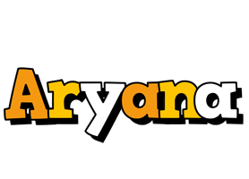 Aryana cartoon logo