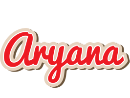 Aryana chocolate logo