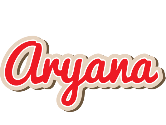 Aryana chocolate logo