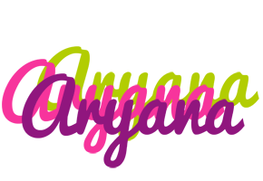 Aryana flowers logo