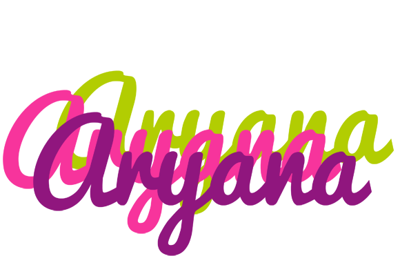 Aryana flowers logo