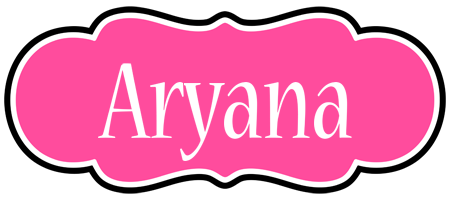 Aryana invitation logo