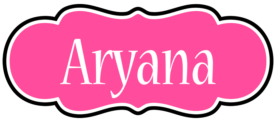 Aryana invitation logo