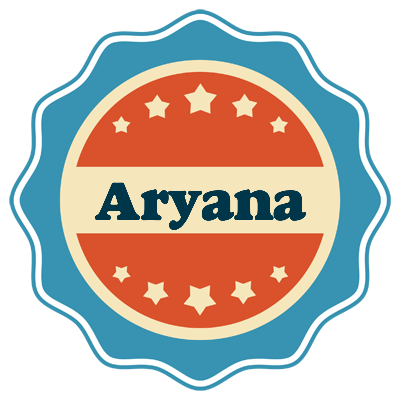 Aryana labels logo