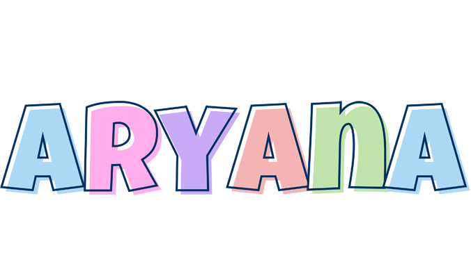 Aryana pastel logo