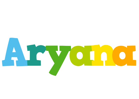 Aryana rainbows logo