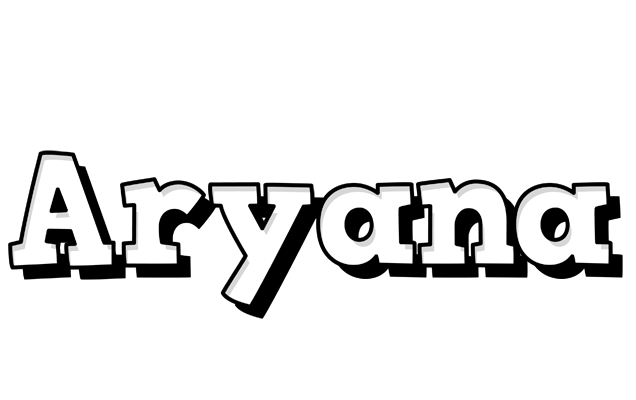 Aryana snowing logo
