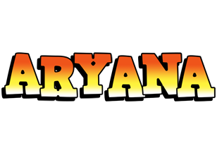 Aryana sunset logo