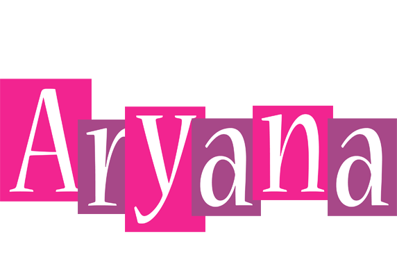 Aryana whine logo