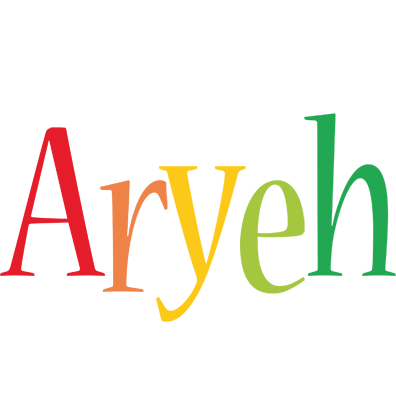Aryeh birthday logo