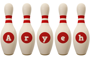 Aryeh bowling-pin logo