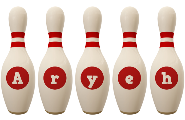 Aryeh bowling-pin logo