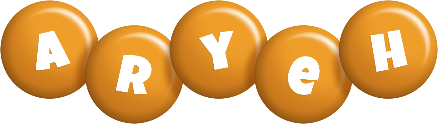 Aryeh candy-orange logo