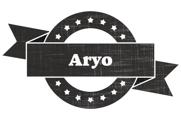 Aryo grunge logo