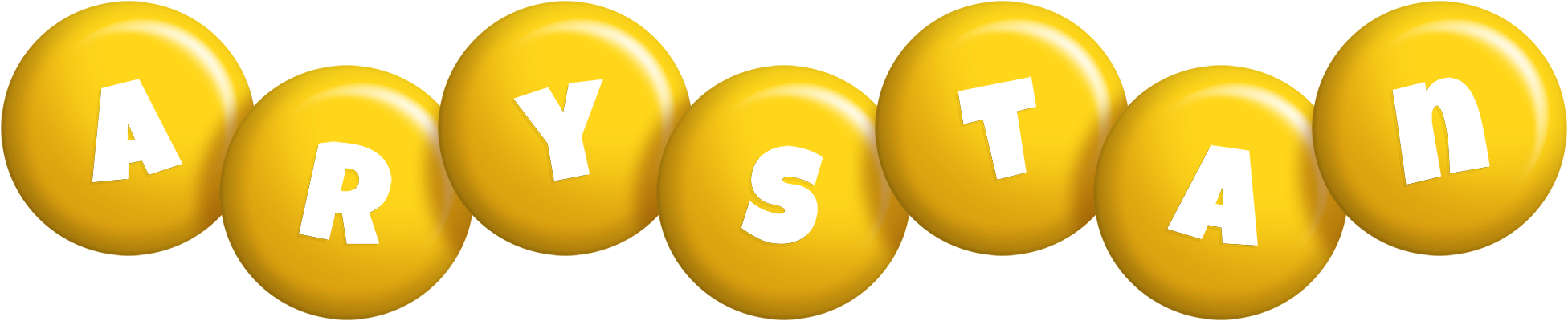 Arystan candy-yellow logo