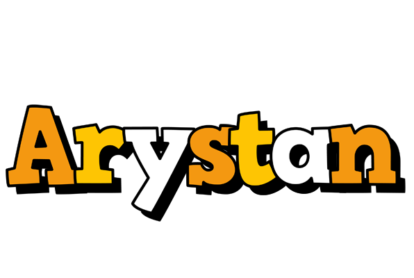 Arystan cartoon logo