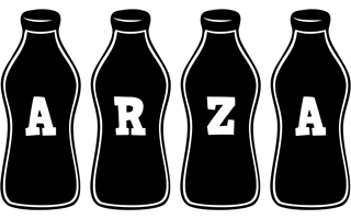 Arza bottle logo