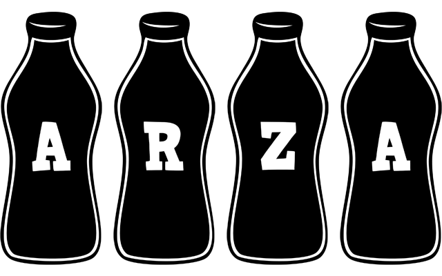 Arza bottle logo