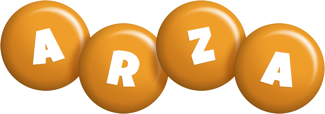 Arza candy-orange logo