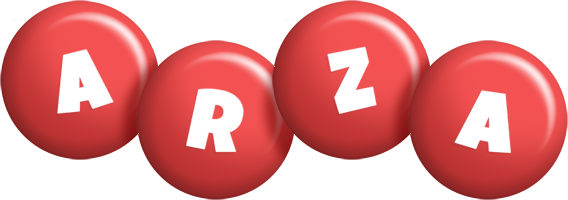 Arza candy-red logo