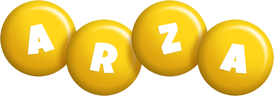 Arza candy-yellow logo