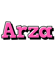 Arza girlish logo