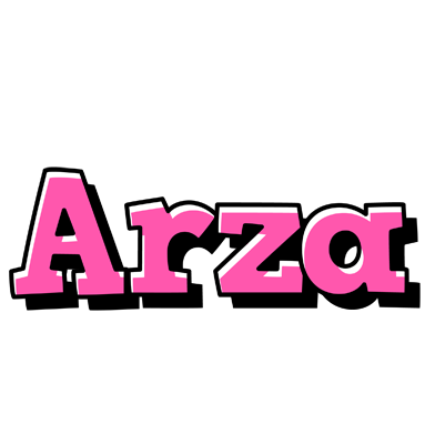 Arza girlish logo