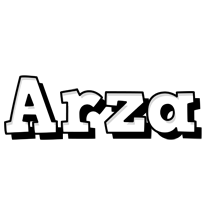 Arza snowing logo