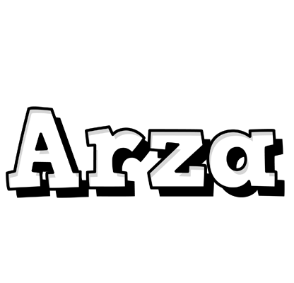 Arza snowing logo