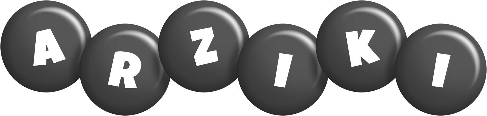 Arziki candy-black logo