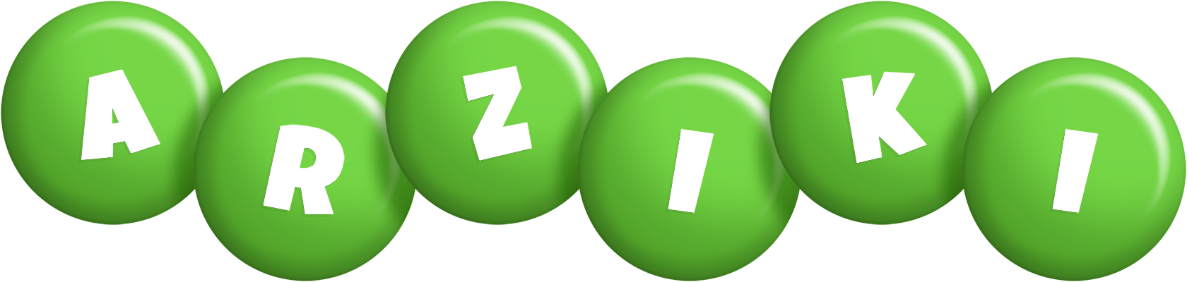Arziki candy-green logo