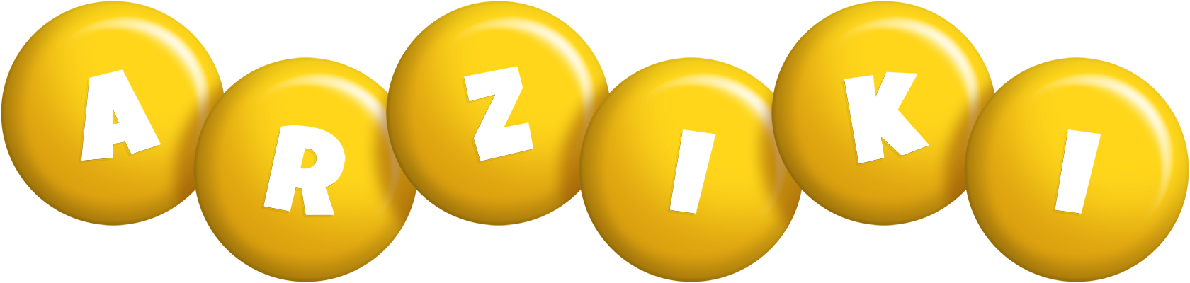 Arziki candy-yellow logo