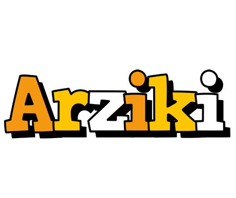 Arziki cartoon logo