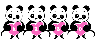 Arzo love-panda logo