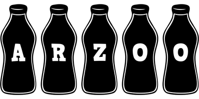 Arzoo bottle logo