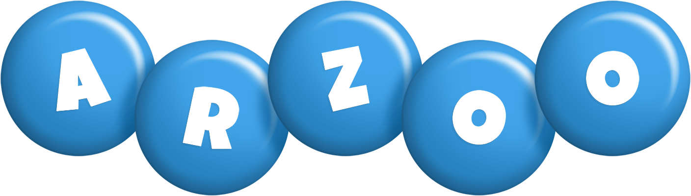Arzoo candy-blue logo