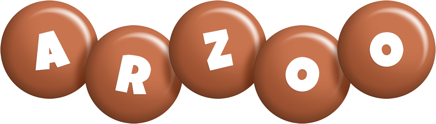 Arzoo candy-brown logo