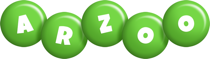 Arzoo candy-green logo