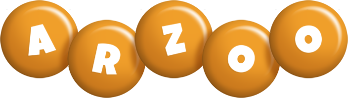 Arzoo candy-orange logo