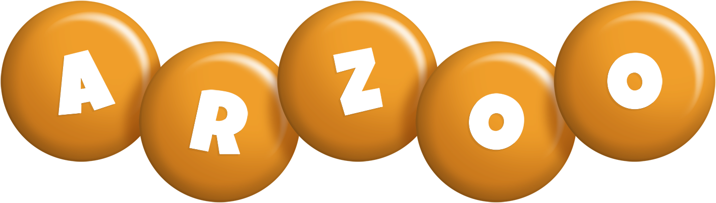 Arzoo candy-orange logo