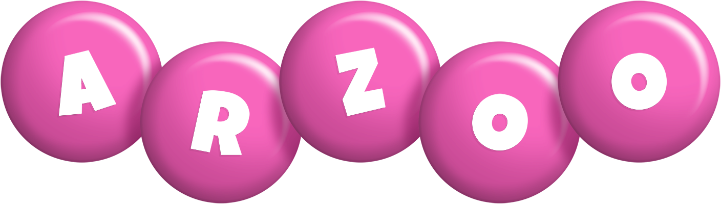Arzoo candy-pink logo