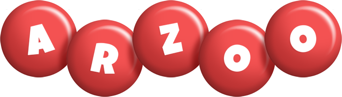Arzoo candy-red logo