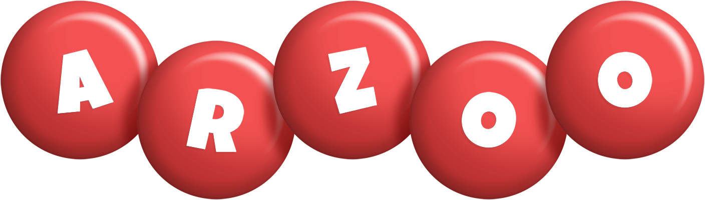 Arzoo candy-red logo
