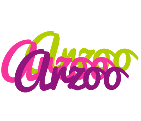 Arzoo flowers logo