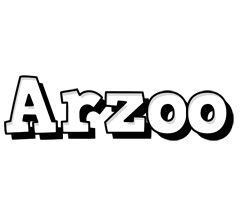 Arzoo snowing logo