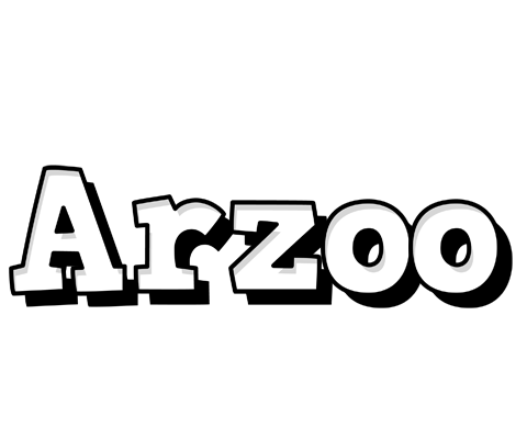 Arzoo snowing logo